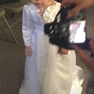 Miniature brides dress